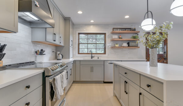 Clean Sleek Rock Creek Kitchen & Bathroom Renovation